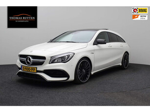 Mercedes-Benz CLA-klasse Shooting Brake AMG A 45 4MATIC 2018 | Navigatie | Carplay | Harman Kardon | Schuif/Kantel Dak | Achteruitrij Camera| Parkeersensoren | Stoelverwarming | Stuurwiel Bediening | 2 Sleutels | Boekjes