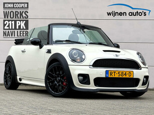 Mini Cabrio 1.6 John Cooper Works Chili/ Leer/ Navi/Bi Xenon