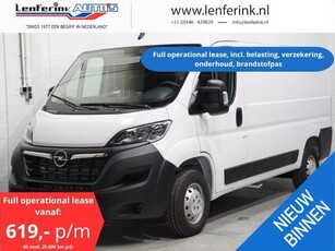 Opel Movano 2.2D 140 pk L2H2 Navi, Operational Lease Camera