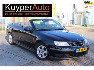 Saab 9-3 Cabrio 1.8t Linear nap ..airco half leder