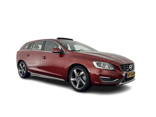 Volvo V60 2.4 D6 Twin Engine R-Design-Sport-Pack [ AIRCO-DEFECT ] Aut. *PANO | FULL-LEATHER | XENON | SPORT-SEATS | NAVI-FULLMAP | CAMERA | ECC | PDC | CRUISE | MEMORY-PACK | TOWBAR | 18''ALU*