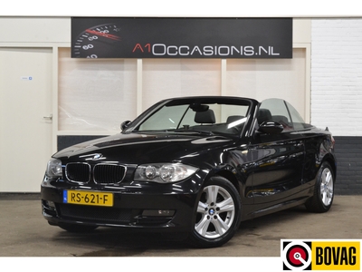 BMW 1-SERIE Cabrio 118i High Executive + LEDER + STOELVERWARMING!!