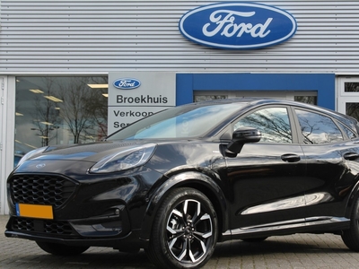 FORD PUMA 1.0EB HYBRIDE ST-LINE X AUTOMAAT | LEDER | STANDKACHEL | VIRTUAL COCKPIT | 18'' BI-TONE VELGEN | CAMERA | NAVI | CRUISE | PARK SENS V+A | LED | APPLE CARPLAY & ANDROID AUTO