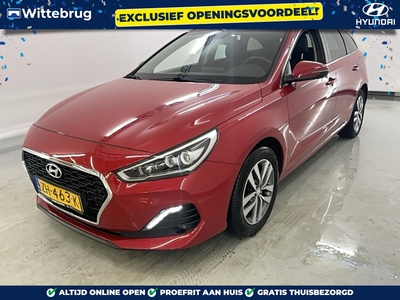 HYUNDAI I30 Wagon 1.4 T-GDI Premium 7DCT AUTOMAAT | NAVIGATIE | HALF LEDER BEKLEDING | LAGE KILOMETERSTAND!