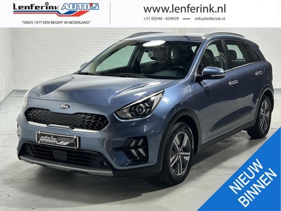 Kia Niro 1.6 GDi Hybrid DynamicLine Navi Clima Leder/stof Apple Carplay NAP Fabrieksgarantie 2027