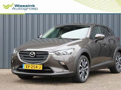 MAZDA CX-3 2.0 SKYACTIV-G 120pk Sport Selected | navigatie | Cruise control | Trekhaak | 1200 KG trekgewicht |