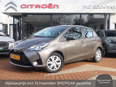 TOYOTA YARIS 1.5 VVT-i 111PK CVT Automaat 5drs. Active, Rijklaarprijs | Achteruitrijcamera | Trekhaak | Cruise Control