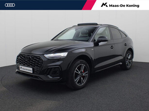 Audi Q5 Sportback 55 TFSIe 270kW/367PK quattro S Line · Panoramadak · Drive select · Parkeersensoren + camera · Garantie tot september 2025