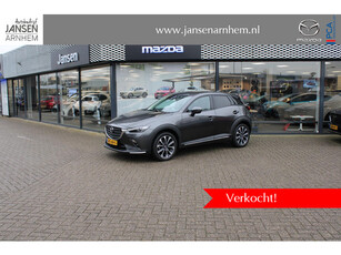 Mazda CX-3 2.0 SkyActiv-G 121 Luxury , Automaat, Half Leder, LMV 18 Inch, Navi, Apple Carplay, Camera, Clima, PDC, HUD, Cruise, BSM, Stoelverwarming