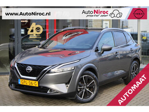 Nissan Qashqai MHEV 158 Xtronic Tekna Plus | AUTOMAAT | RONDOMZICHT CAMERA | PANORAMADAK | COLD PACK | 19 INCH |