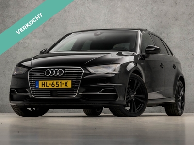 AUDI A3 Sportback 1.4 e-tron PHEV S-Line Black Edition 204Pk Automaat (SCHUIFDAK, NAVIGATIE, PLAT S-LINE SPORTSTUUR, LEDER/ALCANTARA, STOELVERWARMING, SPORTSTOELEN, CAMERA, ZWART HEMEL, NIEUWSTAAT)