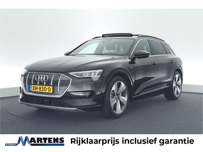 AUDI E-TRON e-tron 408pk 55 quattro advanced 95 kWh B&O Leder Panoramadak 360Camera Head-Up Matrix Led Luchtvering Navigatie