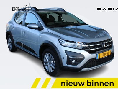 DACIA SANDERO Stepway 1.0 TCe 100 Bi-Fuel Comfort APPLE CARPLAY & ANDROID AUTO / CLIMATE CONTROL / PARKEERSENSOREN / PARKEERCAMERA / BLUETOOTH / DEALER ONDERHOUDEN!