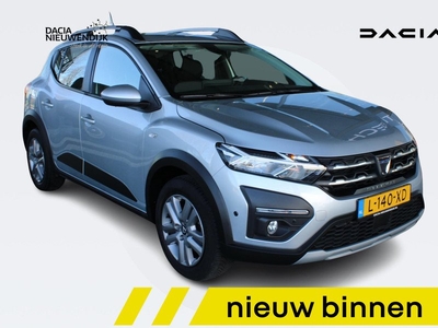 Dacia Sandero Stepway 1.0 TCe 100 Bi-Fuel Comfort APPLE CARPLAY & ANDROID AUTO / CLIMATE CONTROL / PARKEERSENSOREN / PARKEERCAMERA / BLUETOOTH / DEALER ONDERHOUDEN!