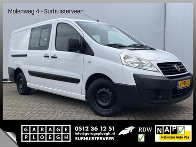 Fiat Scudo 6-Pers 2.0D 120PK H6 Dubbele Cabine LH2 Maxi Yongtimer Lang Airco Cruise Trekhaak