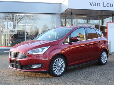 Ford C-Max 1.5 TITANIUM CRUISE KEYLESS NAVI CLIMA STOEL-STUUR-VOORRUIT-VERWARMING AFN-TREKHAAK PARK-SENSOREN EL-ACHTERKLEP EL-SPIEGELS 17'' LM-VELGEN