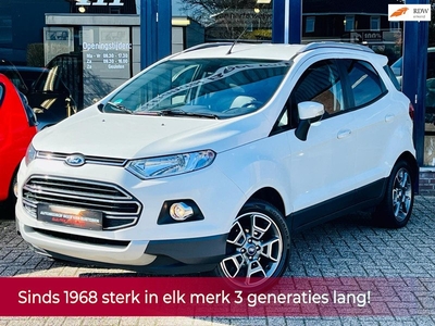 Ford EcoSport 1.0 EcoBoost Titanium 125PK! Key less l Cruise l Leer l Afneem trekhaak l PDC l MTF-stuur! Dealer OH l Topstaat