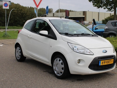 Ford Ka 1.2 TITANIUM-uitv/AIRCONDITIONING/STUURBEKRACHTIGING/AUX/nwe APK+ONDERHOUDSBEURT/NAP/ONDERHOUDSHISTORIE BEKEND/ZEER ZUINIG