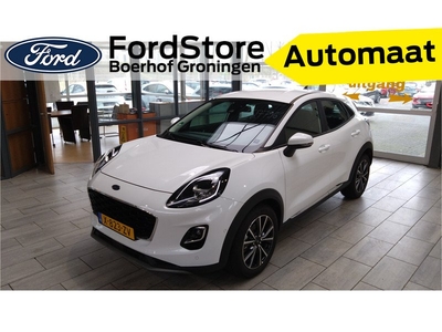 Ford Puma EcoBoost Hybrid 155 pk Titanium | Winter Pack | Camera | Adapt. Cruise | Navi | LED | 17