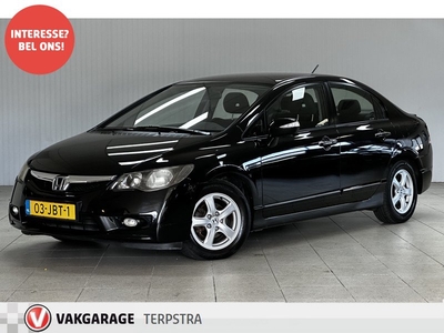 Honda Civic 1.3 Hybrid/ Automaat!/ Stoelverw./ 15''LMV/ Clima/ Cruise/ Multi.LEDER.Stuur/ Elek.Pakket/ Isofix/ PDC Achter.