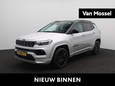 Jeep Compass 1.5T e-Hybrid S | 360 sensoren | lederbekleding | stoel-stuurverwarming | Alpine Sound