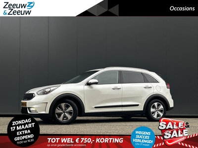 KIA NIRO 1.6i Hybrid DynamicLine 1e Eigenaar | Dealer onderhouden | Navi | Bluetooth | Camera | Cruise & climate control | Metallic lak | Fabrieksgarantie t/m 9-5-2025 | NAP