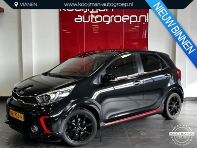 Kia Picanto 1.2 CVVT GT-Line Apple carplay, cruise control, kunstlederen bekleding, extra getint glas, electronic climate controle, buitenspiegels elektrisch inklapbaar