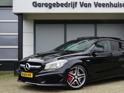 Mercedes-Benz CLA-klasse Shooting Brake 45 AMG 380PK 4MATIC Performance Seats Pano.Dak H&K 18inch LM Navi Night Pack *Zeer nette CLA* 83022km!