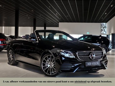 MERCEDES E-KLASSE Cabriolet 350 AMG Night|Nappa|Rij-assistentie|Burmester|Widescreen|Mem|20