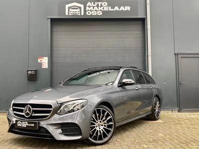 MERCEDES E-KLASSE Estate 400 4MATIC Premium Plus AMG PANO BURMESTER AUDIO AMBIENTLIGHT LEER CARPLAY 360° CAMERA DEALER ONDERH