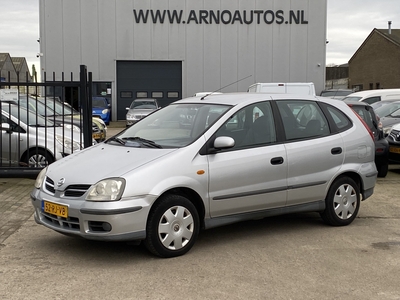 NISSAN ALMERA TINO 1.8 Visia, 109.509 KM NAP, AIRCO(CLIMA), APK TOT 27-12-2024, ELEK-RAMEN, RADIO-CD, AIRBAGS, CENT-VERGRENDELING, TREKHAAK, YOUNGTIMER