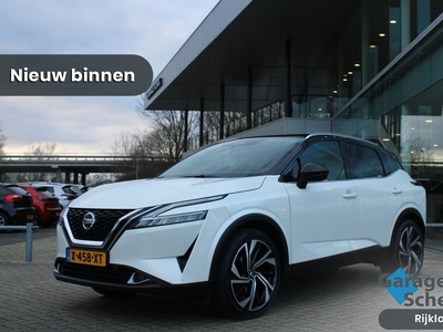 Nissan QASHQAI 1.3 MHEV Xtronic Tekna Plus 158pk - Bose - Leder - Panorama - 360 camera - Navigatie - Rijklaar