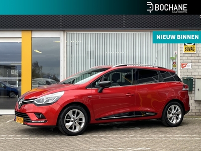 RENAULT CLIO Estate TCe 90 Limited Comfort , NL-Auto, Trekhaak, 100% dlr onderhouden, Navigatie, Climate Control, Regen- licht sensor, Parkeersensoren, Cruise Control, Lichtmetaal