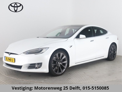 Tesla Model S 75D LEDER.4WD. NAVI.1e EIG. 77.000 km! Camera .Parkeersensoren.Cruise control. Apple/android auto. Radio. Airco