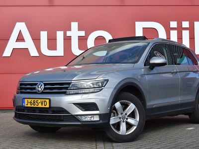 VOLKSWAGEN TIGUAN 2.0 TSI 4Motion Highline LED | Leder | Virtual Cockpit | Pano | HUD | Trekhaak | Camera | Keyless | Navi | Clima | Cruise | PDC V+A | LMV