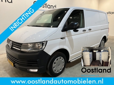 Volkswagen Transporter 2.0 TDI L1H1 Servicebus / Sortimo Inrichting / Euro 6 / Schuifdeur L + R / Airco / Cruise Control / CarPlay / PDC / Navigatie