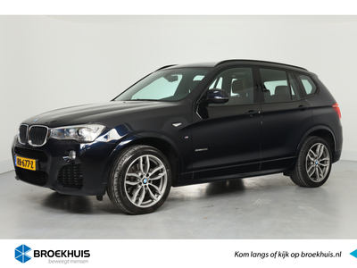 BMW X3 sDrive20i High Executive M Sport Edition | 1e Eigenaar! | Dealer Onderhouden! | LED | Comfort Stoelen | Leder | Pano | Clima | Stoelverwarming | Navi | Cruise | Parkeersensoren V+A