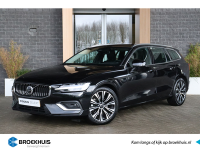 VOLVO V60 B4 Mild Hybrid Plus Bright | Trekhaak | 360° Camera | Harman Kardon | Adaptieve Cruise Control | Pilot Assist | Standkachel met Volvo On Call App | Stoelverwarming voor+achter | Stuurwielverwarming | Full LED Meesturende koplampen | Elektrisch verstelbare