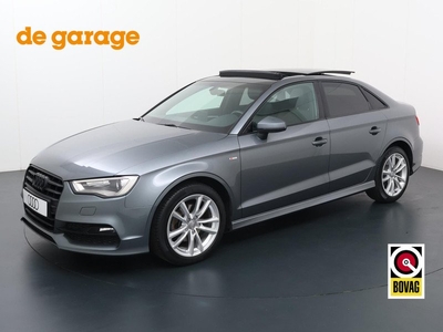 Audi A3 Limousine 1.4 TFSI CoD Adrenalin | Panorama dak | Climate | Cruise | Navi-FullMap | Sline exterieur | PDC | Automatische verlichting | Bluetooth | Kinderslot | Spraakbediening | Deurvergrendeling | Spiegelverwarming | Multifunctioneel stuurwiel |