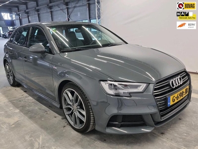 Audi A3 Sportback 35 TFSI 150PK 3X S-Line+Vitrual+Nappa-Leer+Apple-Carplay+stoel-verw. = UNIEK !! OKT-2019