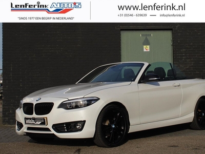 BMW 2-serie Cabrio 218d Sportline Navi Sportstoelen Clima Cruise Led koplampen