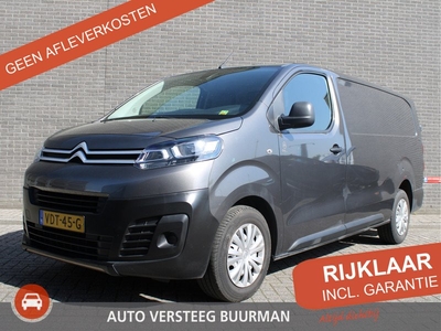 Citroën Jumpy 2.0 BlueHDI 120 Club XL S&S 3 seater achterdeuren Trekhaak, Lat om lat, Vloer laadruimte, Cruise/Climate control, Apple carplay/Android auto