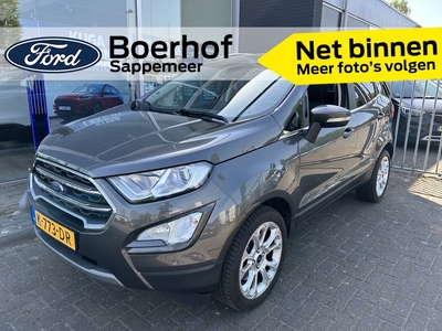 Ford EcoSport 1.0 EcoBoost Titanium | B&O Play | Winterpack | Cruise | Clima | Navi | Half leder | All season banden |