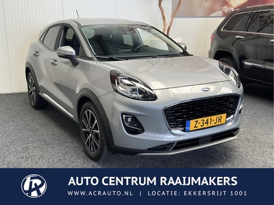 Ford Puma 1.0 EcoBoost Hybrid Titanium NAVIGATIE CRUISE CONTROL APPLE CARPLAY/ANDROID RIJSTROOKSENSOREN VOORRUITVERWARMING STUURVERWARMING ZEER MOOI !! LOCATIE 1001