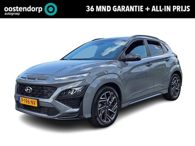 Hyundai Kona 1.0 T-GDI N Line | Rijklaarprijs! | Climate Control | Two-Tone Grey Black | Navigatie | Cruise Control | Stoelverwarming & Ventilatie | Camera | Parkeersensoren | Inclusief 36 mnd Garantie! |