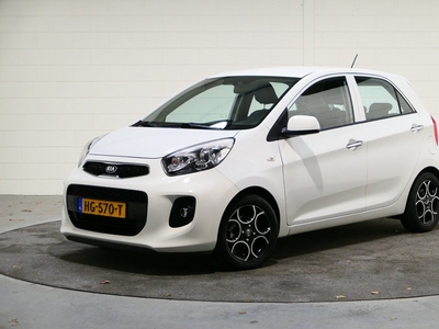 Kia Picanto 1.0 CVVT DynamicLine NL, Boekjes, PRACHT uitvoering, MOOIE Km stand .. o.a Climate, Cruise, Audio, Electr. ramen en spiegels, All season, enz.