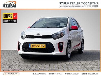 Kia Picanto 1.0 CVVT EconomyPlusLine | Airconditioning | Radio-MP3 Speler | Bluetooth Tel. | Elek. Ramen | Rijklaarprijs!