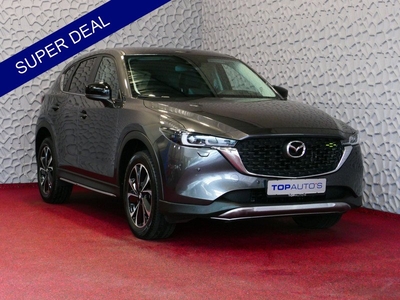 Mazda CX-5 2.0 E-SKYACTIV-G M-HYBRID 165 NEWGROUND LEER LED 360CAM CARPLAY ELEK.KLEP STOEL/STUUR VERW. 05/2023