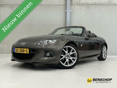 Mazda MX-5 Silver Edition Roadster Coupé 1.8 Silver Edition Leer Navi Airco Cruise Xenon