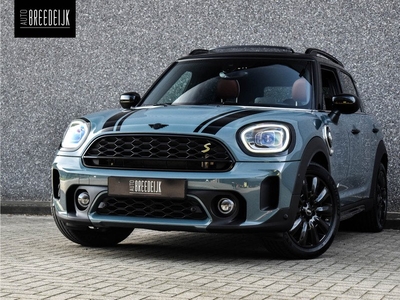 MINI Countryman ***VERKOCHT***Cooper SE Hybrid ALL4 Chili Aut. | Navi | Panorama | Chester Leder | Memory | Head-Up | Camera | Sage Green